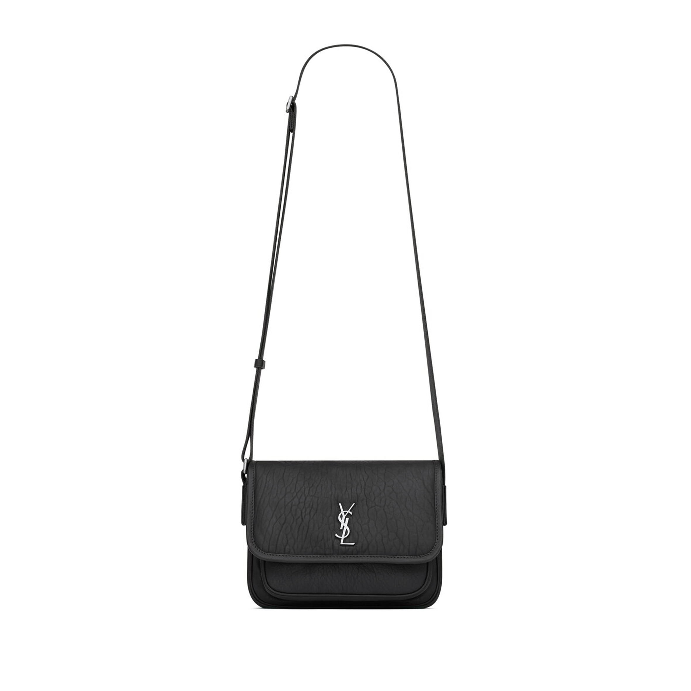 YSL NIKI SMALL MESSENGER IN GRAINED LAMBSKIN 776611AAC3O1000 (21*15*6cm) YSL NIKI SMALL MESSENGER IN GRAINED LAMBSKIN 776611AAC3O1000 (21*15*6cm)